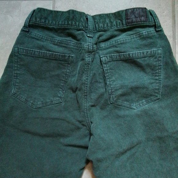 American Eagle Corduroy Pants Mom Jean NWOT green - Picture 3 of 5